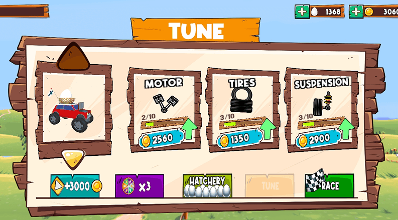 Egg Racing